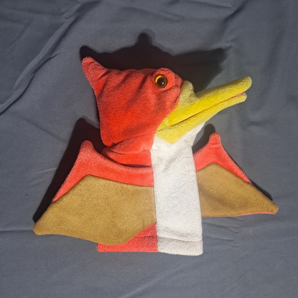 Aurora Interactive Pteranodon Dinosaur Hand Puppet Orange 8"